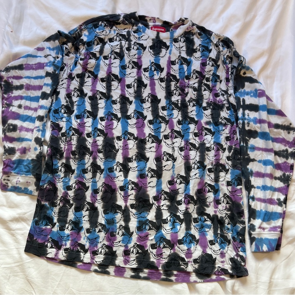 Supreme Dyed Bear Long Sleeve Shirt